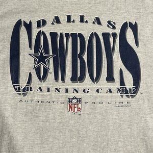 VTG 1993 Dallas Cowboys Training Camp Men L T-Shirt Single Stitch Logo Athletics